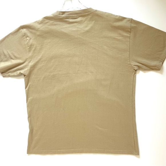 WXYZ Short Sleeve Tan Tee Shirt Cotton Boxy Utility Men's Extra Large XL NWT - Picture 7 of 9